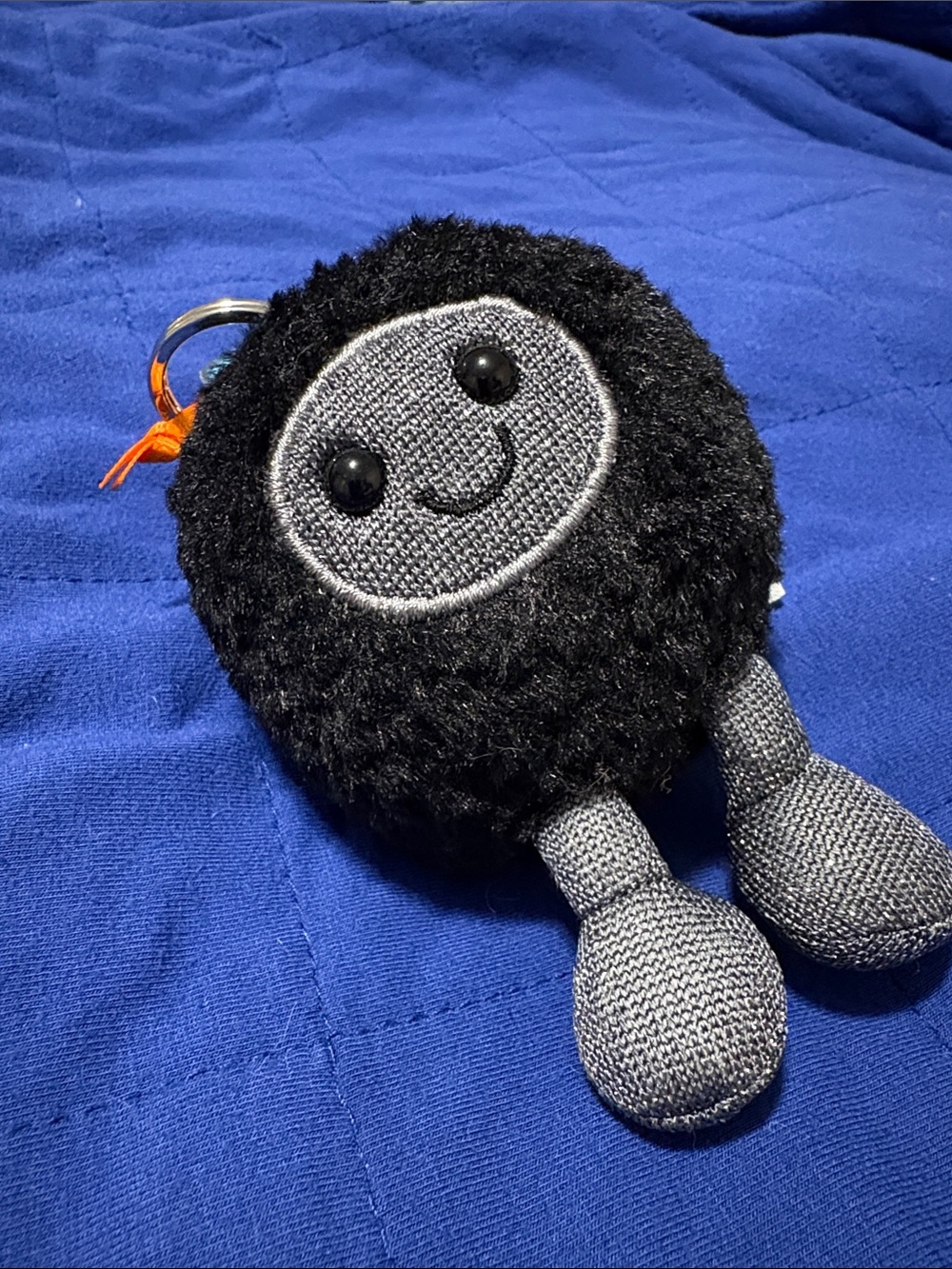 Jellycat black hole bag charm